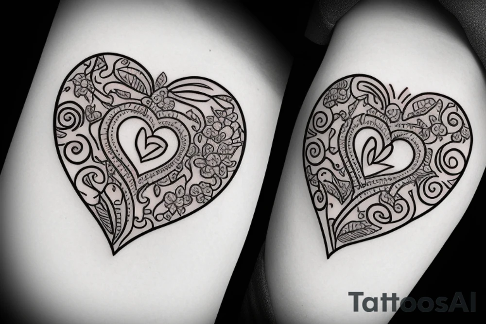 Letter L, Letter B
2023
Heart 
Flower tattoo idea