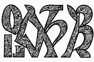 Letter L, Letter B
2023 tattoo idea