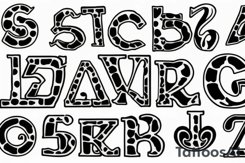 Letter L, Letter B
2023 tattoo idea
