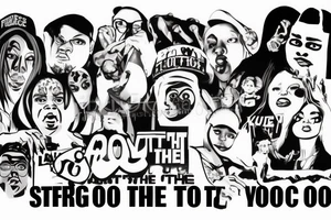 Straight from the hood 120 kg pure love tattoo idea