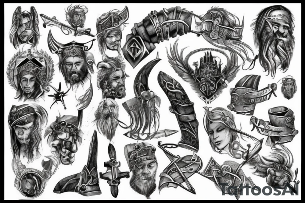 Viking tattoo idea