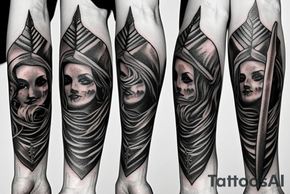 Dagger sword tattoo tattoo idea