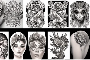 Serce tattoo idea