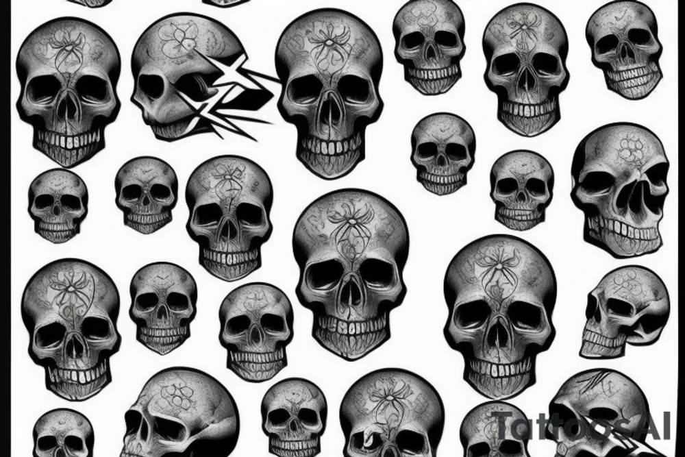 skull tattoo idea