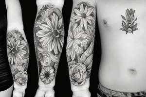 Aesthetic Flowers Tattoo tattoo idea