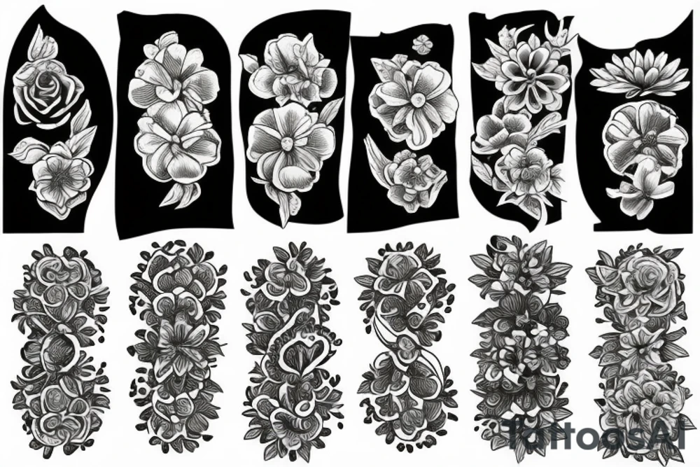 Aesthetic Flowers Tattoo tattoo idea