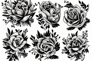 Aesthetic Flowers Tattoo tattoo idea