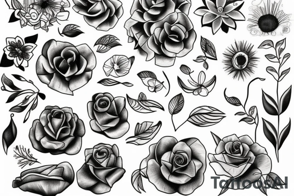 Aesthetic Flowers Tattoo tattoo idea