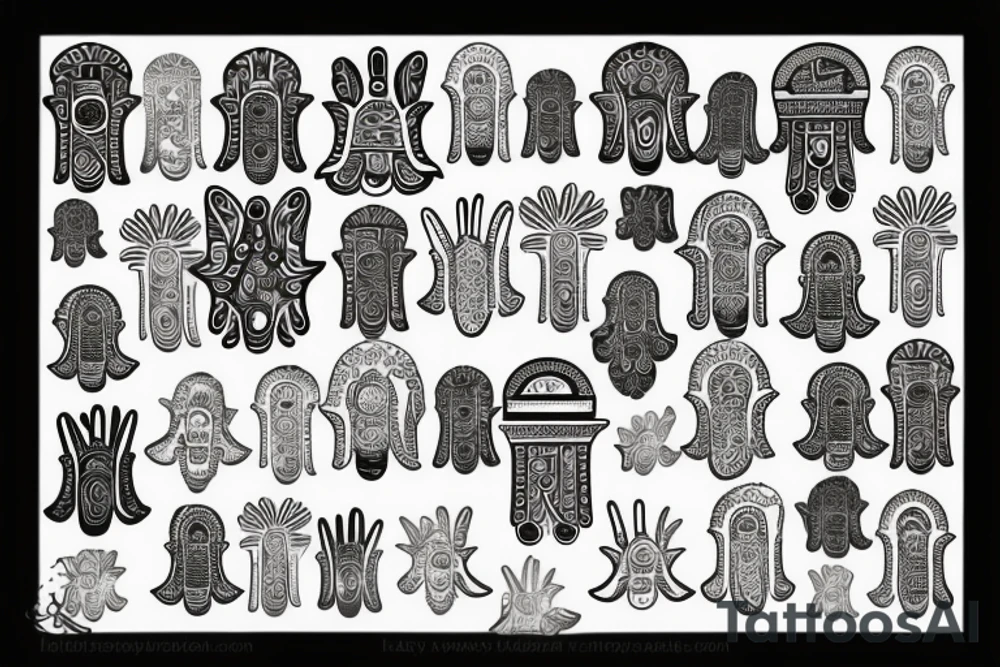 Hamsa Hand tattoo idea