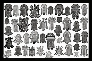 Hamsa Hand tattoo idea
