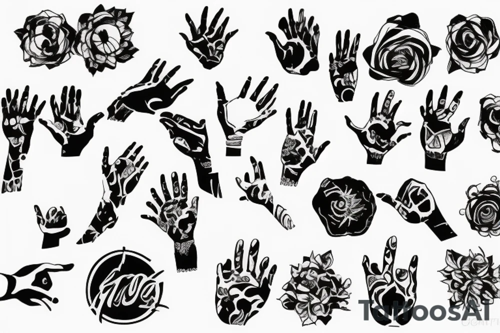 Hamza Hand tattoo idea