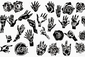 Hamza Hand tattoo idea