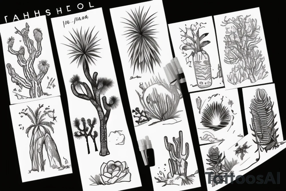 Joshua tree tattoo idea