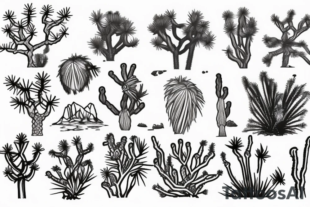 Joshua tree tattoo idea