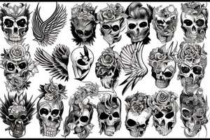 Fallen angel tattoo idea