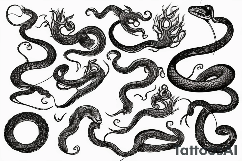 Snake tattoo idea