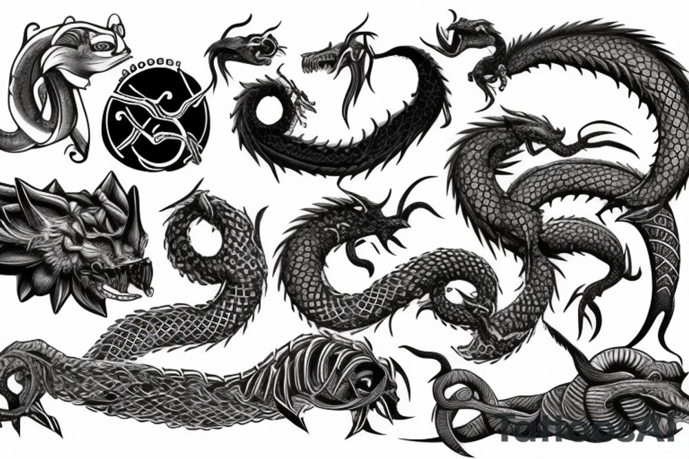 ouroboros tattoo idea