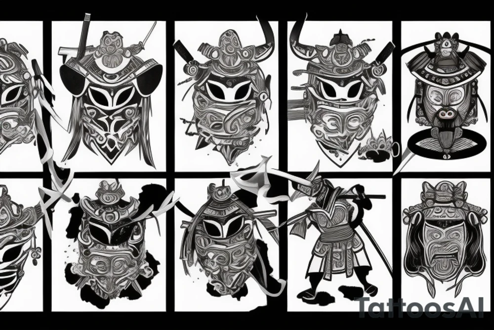 Samurai armor tattoo idea