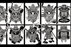 Samurai armor tattoo idea