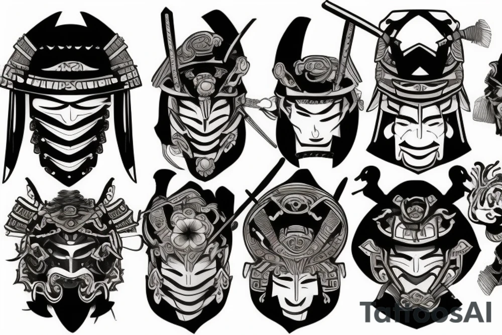 Samurai armor tattoo idea