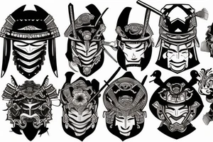 Samurai armor tattoo idea