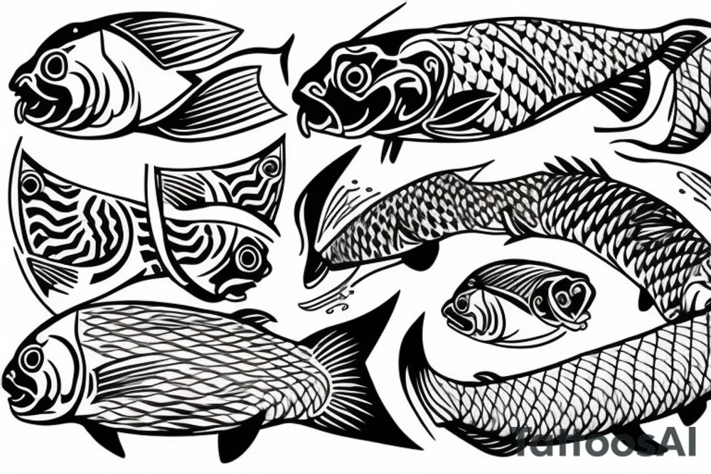 Carp fishing tattoo idea
