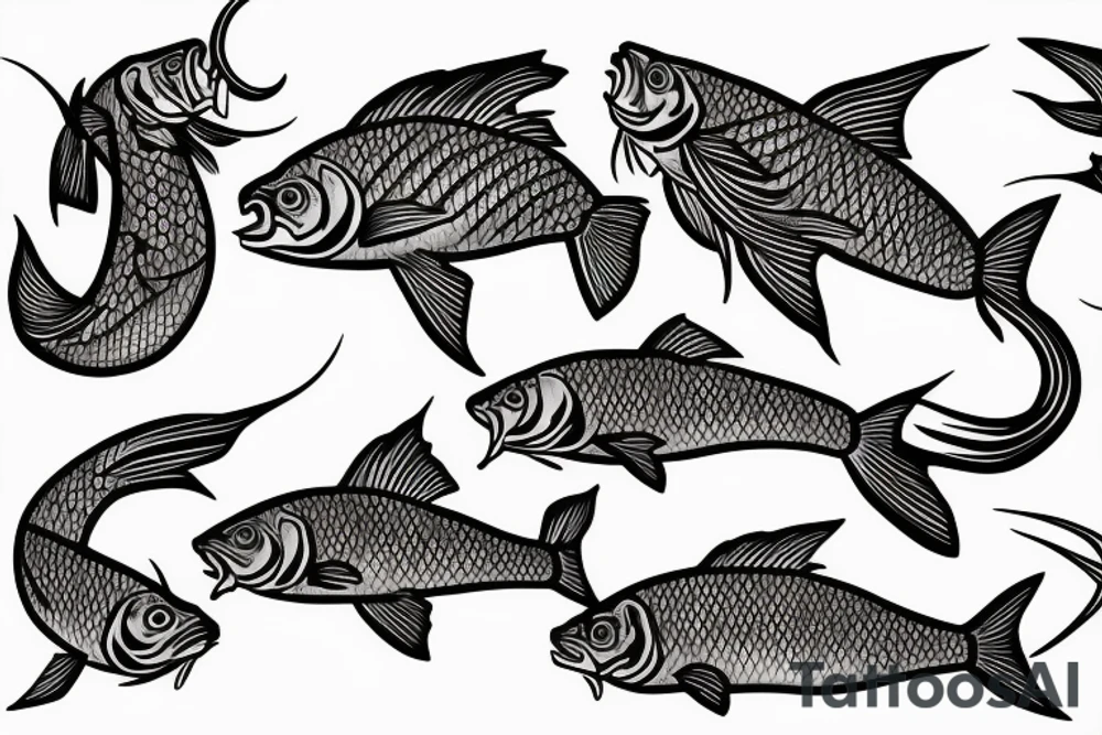 Carp fishing tattoo idea