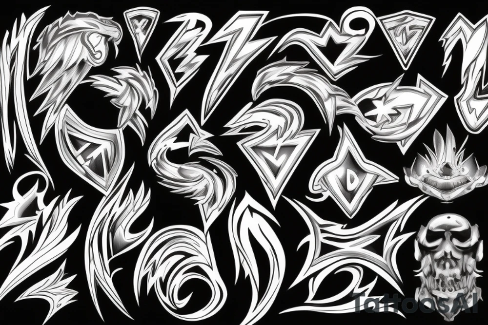 Lightening tattoo idea