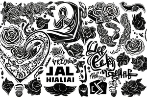 Lee
Jai
Hal
Kal
Lee tattoo idea