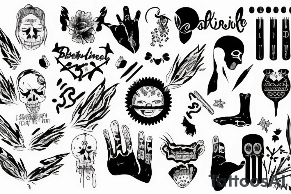 Borderline, depresion tattoo idea