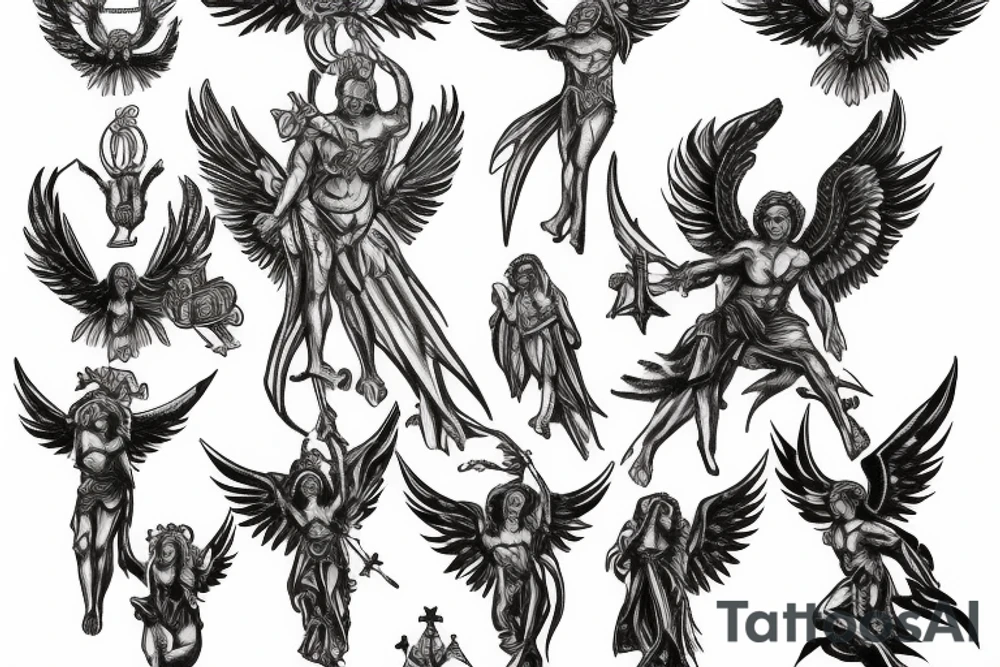 St. Michael archangel tattoo idea