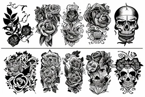 róża tattoo idea
