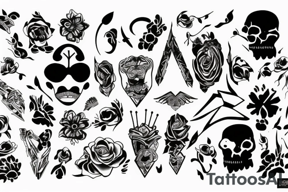 róża tattoo idea