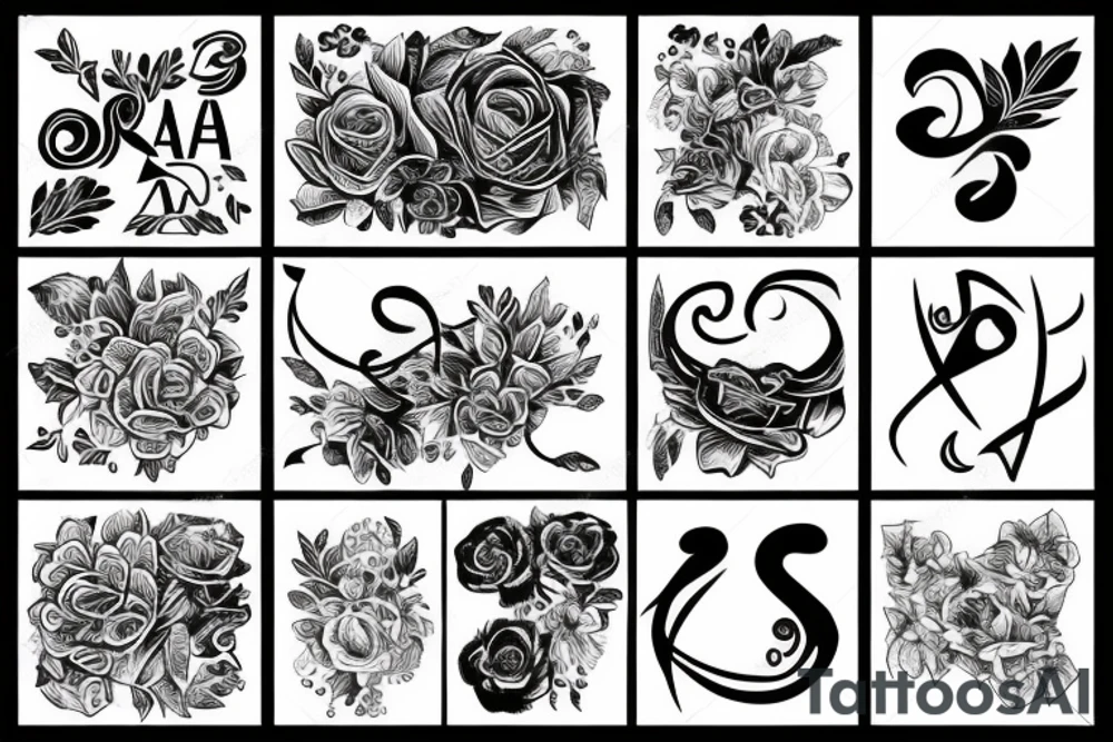 róża tattoo idea