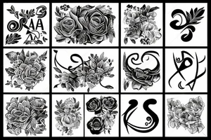 róża tattoo idea
