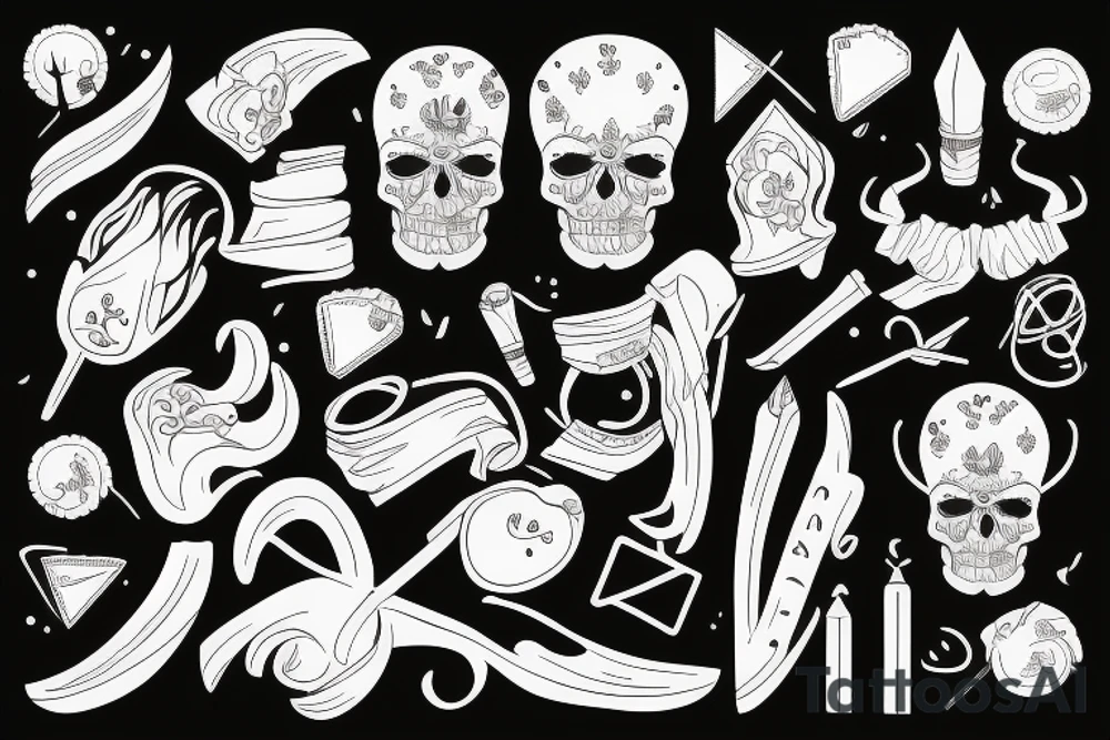 Kwiat róży na pachwinie tattoo idea