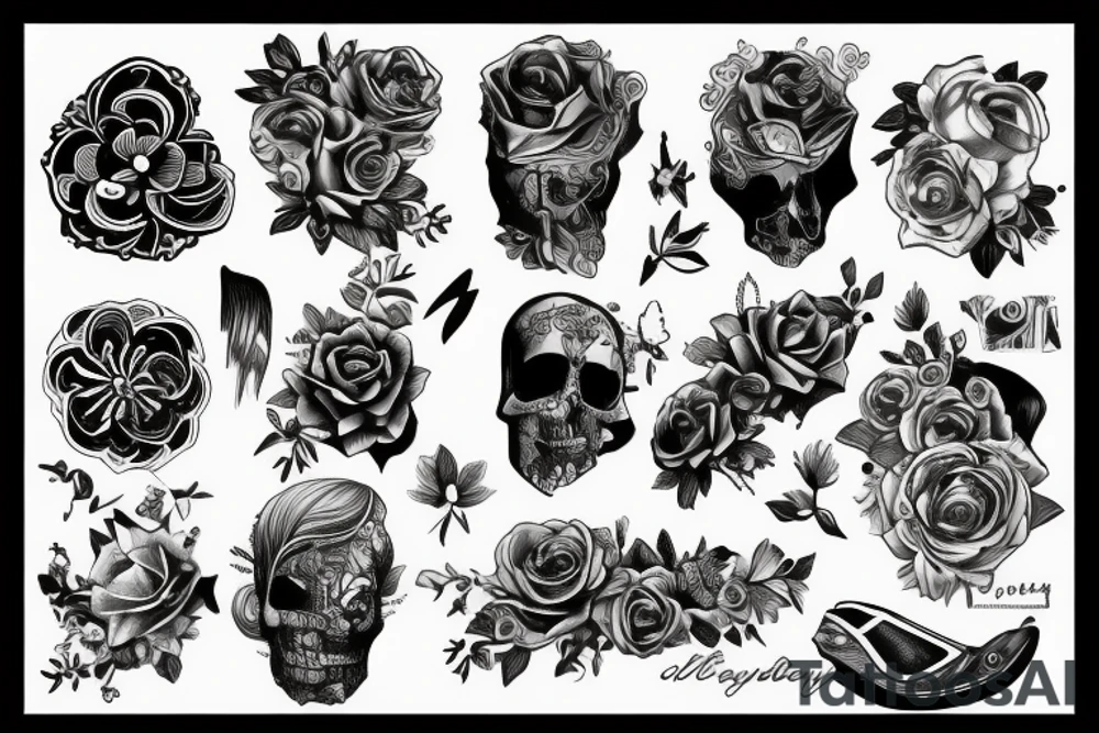 Wąż opleciony na nożu tattoo idea