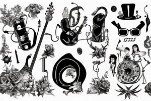 The band "you me at six" tattoo idea