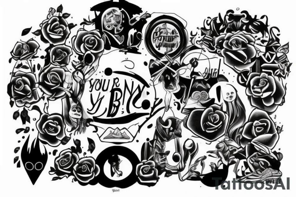 The band "you me at six" tattoo idea