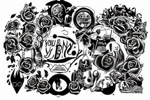 The band "you me at six" tattoo idea