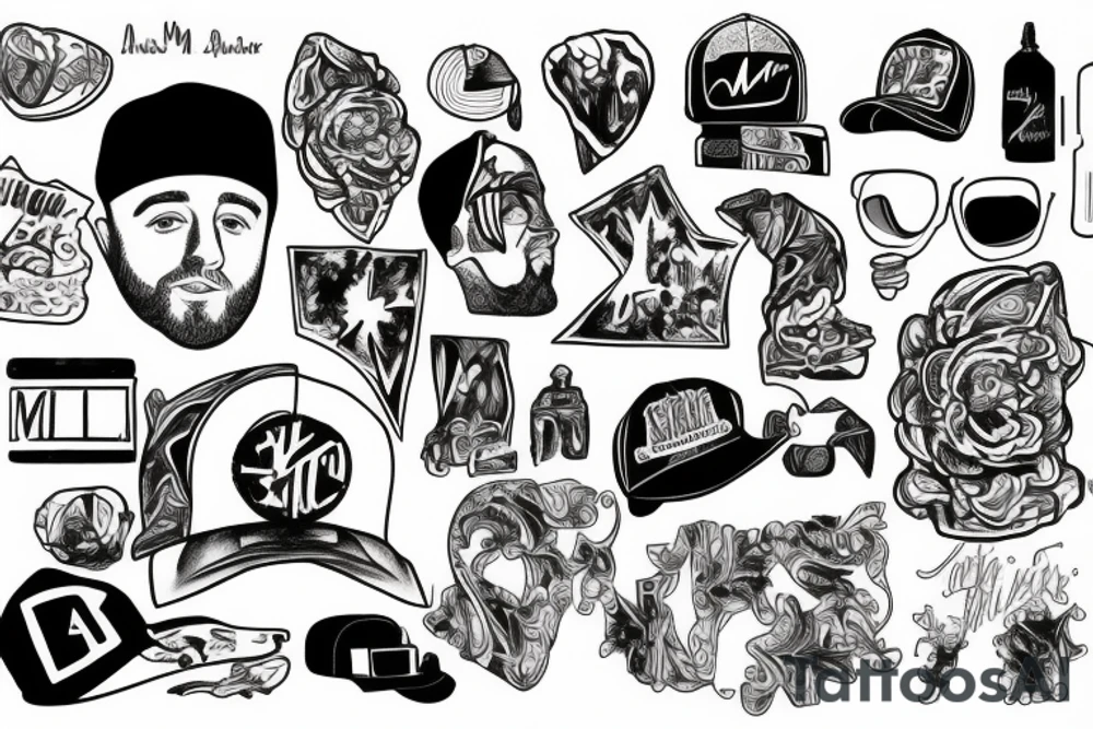 mac miller tattoo idea