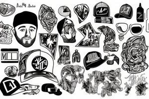 mac miller tattoo idea