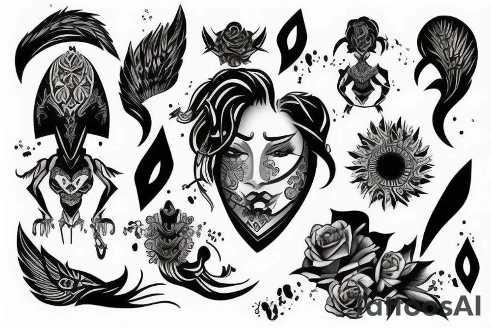 Woman warriors tattoo idea