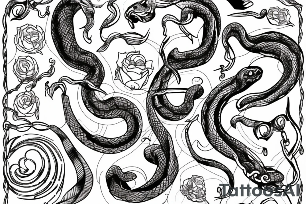 Snake tattoo idea