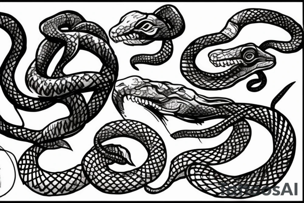Snake tattoo idea