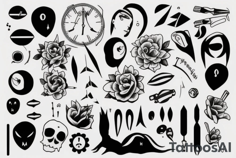 im afraid to go to sleep because tomorrow is today tattoo idea