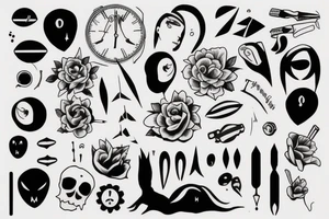 im afraid to go to sleep because tomorrow is today tattoo idea