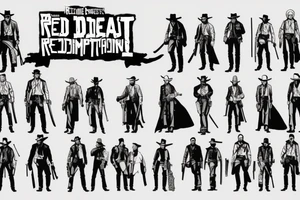 Red dead redemption 2 tattoo idea