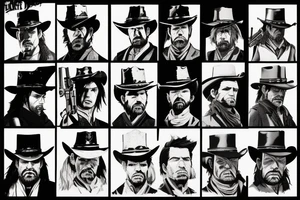 Red dead redemption 2 tattoo idea