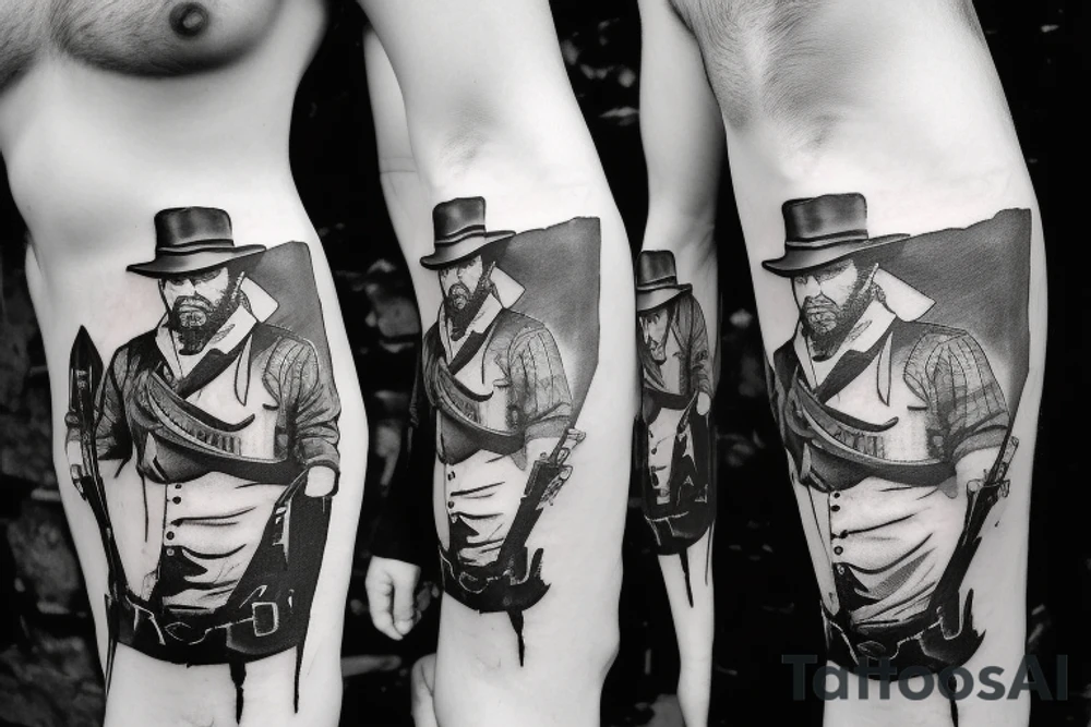 Red dead redemption 2 tattoo idea